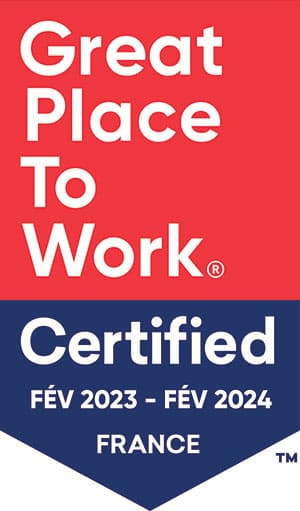 Logo GreatPlaceToWork - certification France février 2023 - février  2024